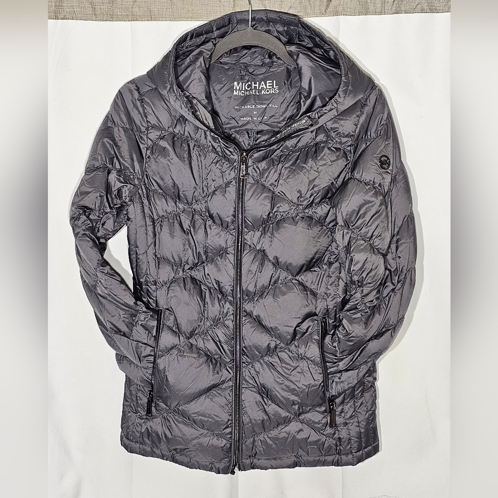 Michael Kors Down, Packable Jacket. Euc! - image 1